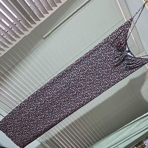 Windsor Black Dress with Pink and Green Floral Print